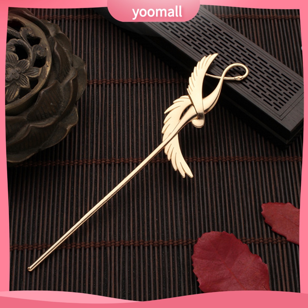 Trâm Cài Tóc Hình Chú Chim Đính Ngọc Trai Nhân Tạo Phối Tua Rua Phong Cách Cổ Điển