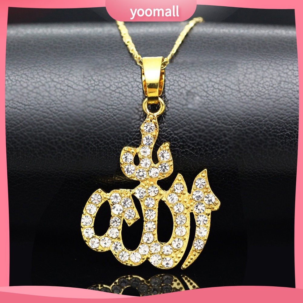 Vòng cổ Mặt Biểu Tượng Hồi Giáo Đính Đá