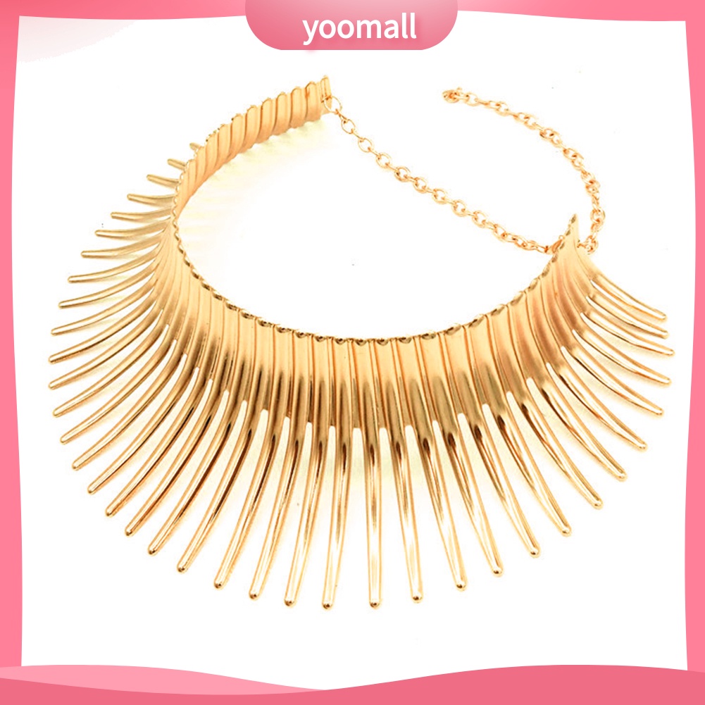 Vòng cổ Choker Dạng Yếm Tua Rua Hình Canine Thời Trang Cho Nữ