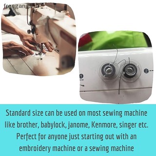 [FREG] 40Pcs Transparent Sewing Machine Spools Home Plastic Empty Spool Bobbins Sewing Tool Accessories Universal Threads Bobbin FDH