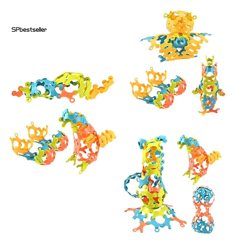 1 Bộ Đồ Chơi Xây Dựng DIY Bắt Mắt Cho Bé