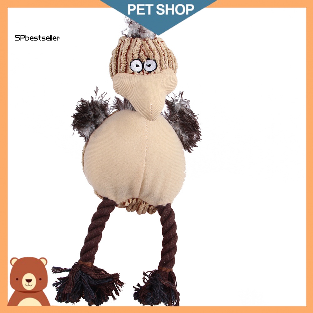 Đồ Chơi Nhồi Bông Hình Chim Hoạt Hình Chống Cắn Siêu Bền Vui Nhộn Cho Thú Cưng