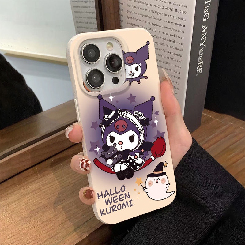 Ốp Điện Thoại Mềm Chống Sốc In Hình Quỷ Đen Đơn Giản Cho iPhone12 14pro1113 max 8pl 7 B9NU