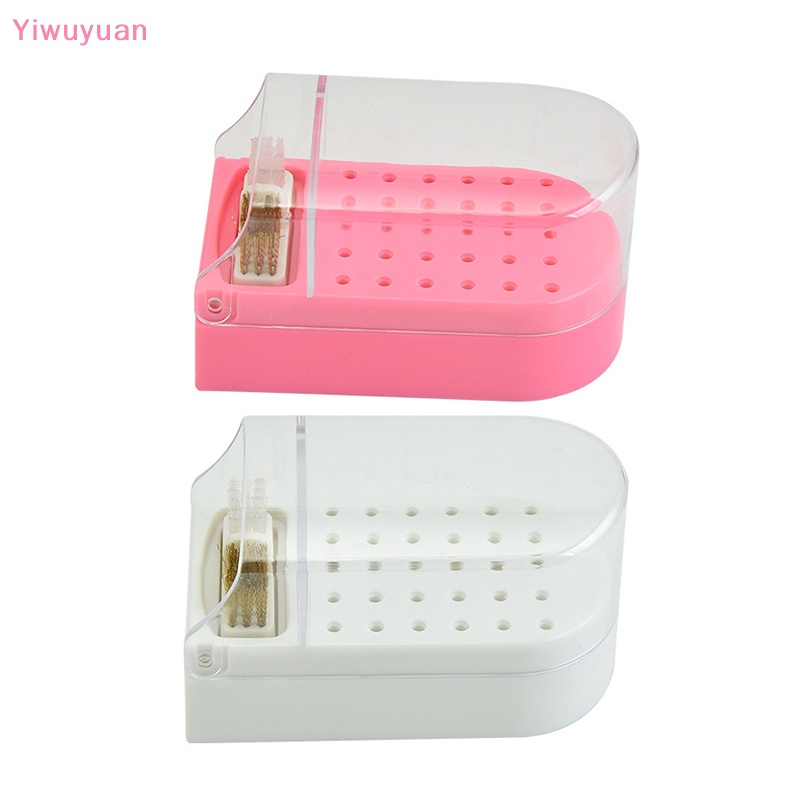 Giá Đỡ Mũi Khoan / Đầu Mài Móng Tay 2 Trong 1 30 Lỗ Chống Bụi Sắp Xếp Gọn Gàng Mới