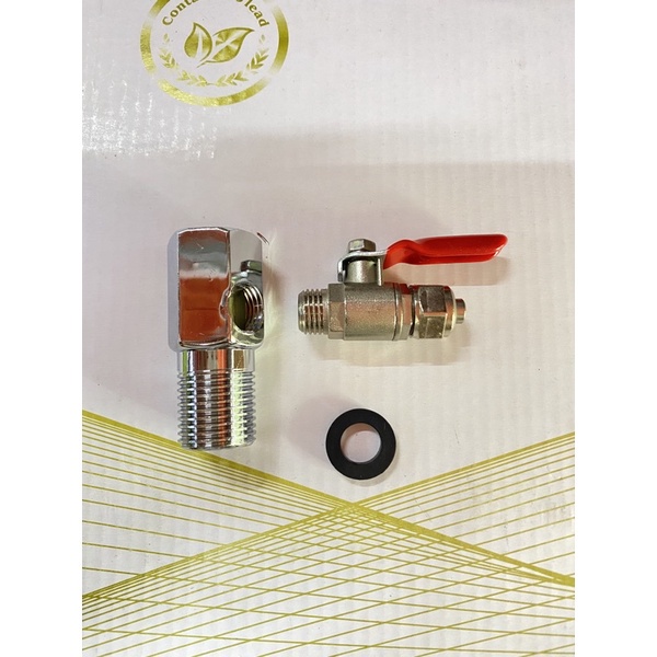Bộ van chia nước đầu vào máy lọc nước hoặc dùng trong hệ thống phun sương, ren 21mm, có van khóa.
