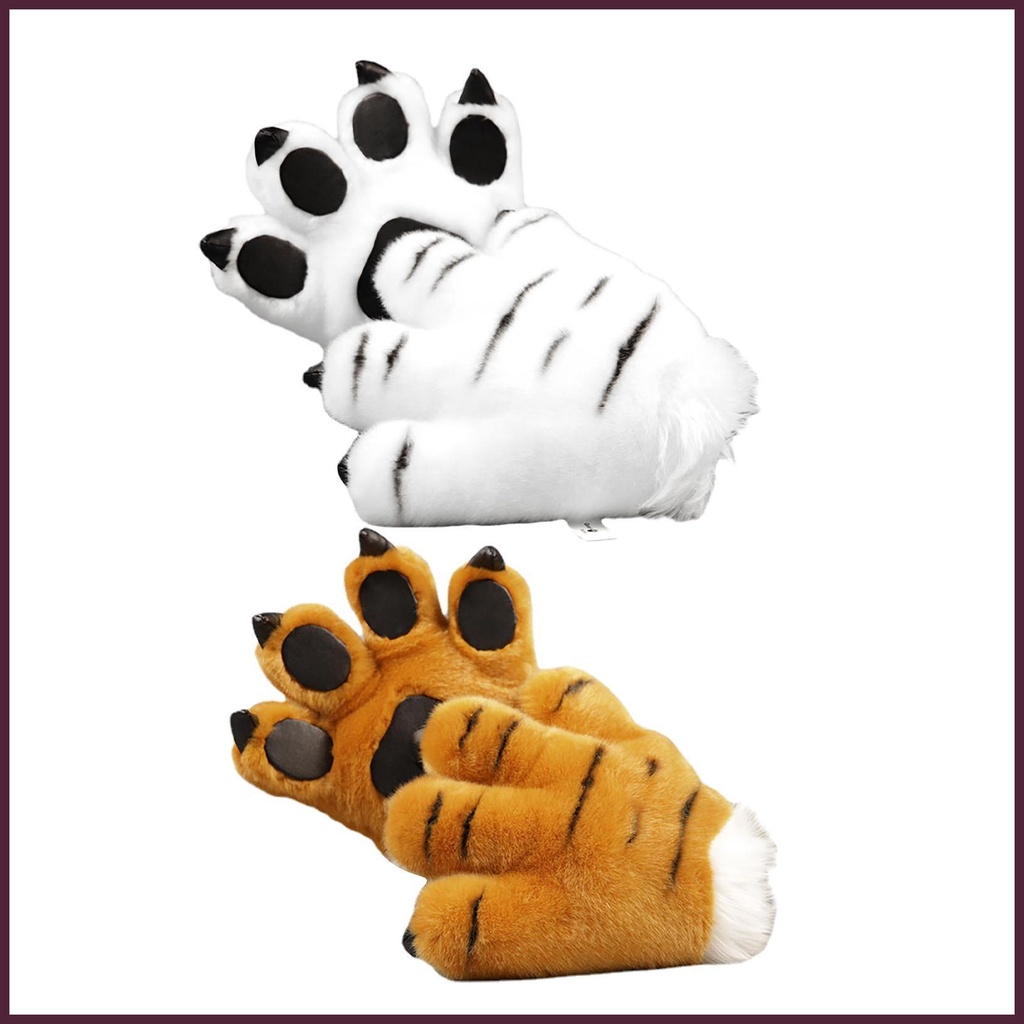 1 Đôi Găng Tay Hình Móng Vuốt Động Vật Hoạt Hình Cho Bé