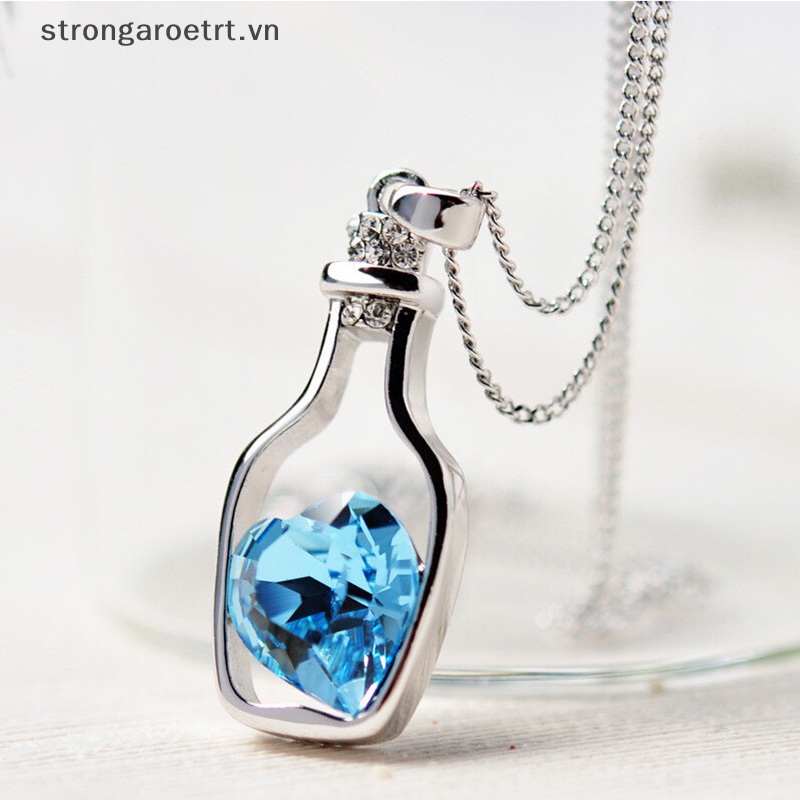 Vòng cổ Mặt Lọ Thủy Tinh Mạnh Mẽ Sáng Tạo Thời Trang Mới Cho Nữ vn