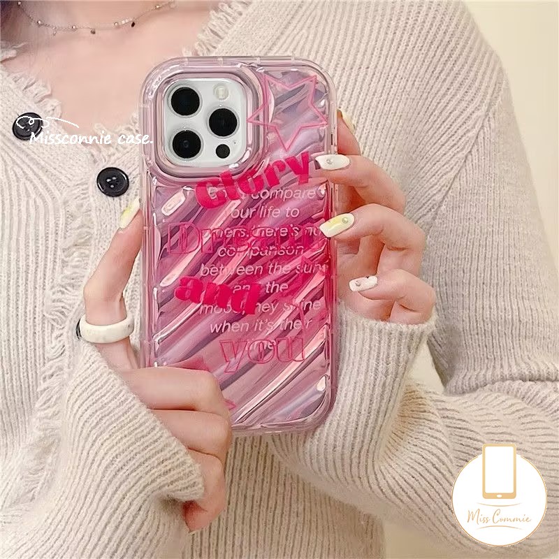 Ốp Điện Thoại Mềm Màu Gradient In Chữ Tiếng Anh / Ngôi Sao 3D IPhone 7Plus XR 11 13 14 12 Pro MAX 7 8 6 6S Plus X XS MAX SE 2020