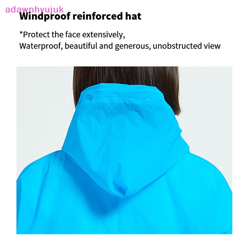Áo Mưa Dày Dặn Chống Thấm Nước Có Mũ Trùm Tiện Dụng Cho Nam Và Nữ
