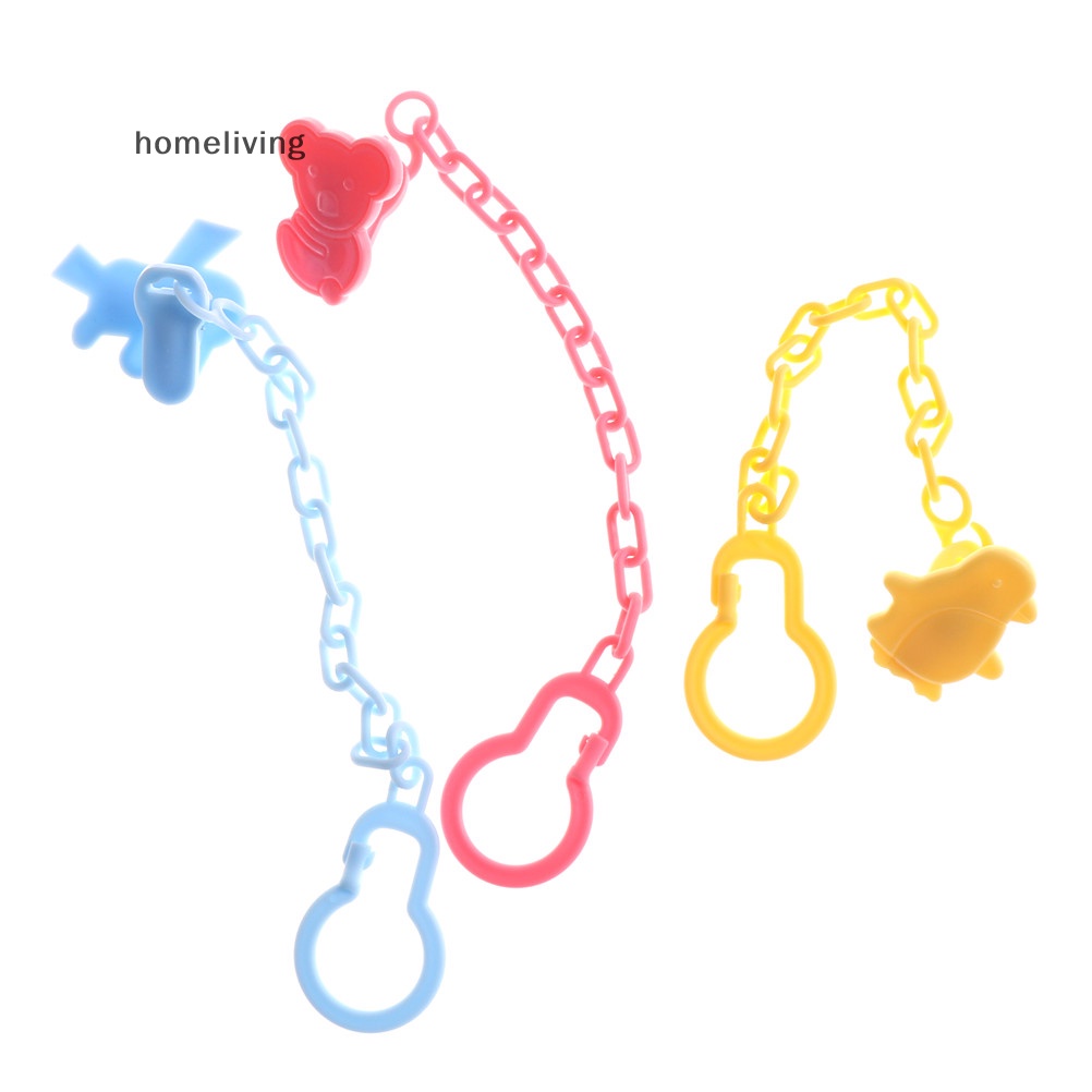 Dây Kẹp Núm Vú Giả Chống Thất Lạc Họa Tiết Hoạt Hình Dễ Thương Cho Bé