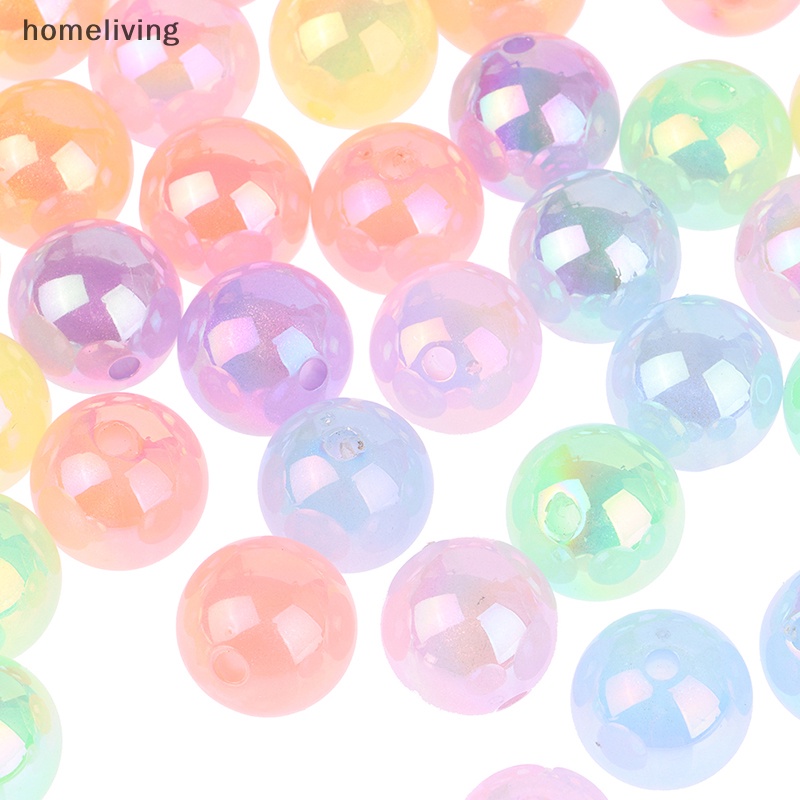 Set 10 Hạt Nhựa Acrylic 16mm Phát Quang Đẹp Mắt Dùng Làm Trang Sức Tiện Dụng