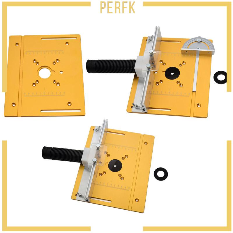 Tấm Định Tuyến Bằng Nhôm 20cmx24cm / 7.87inchx9.45inch Chuyên Dụng Cho Máy Cưa Bàn