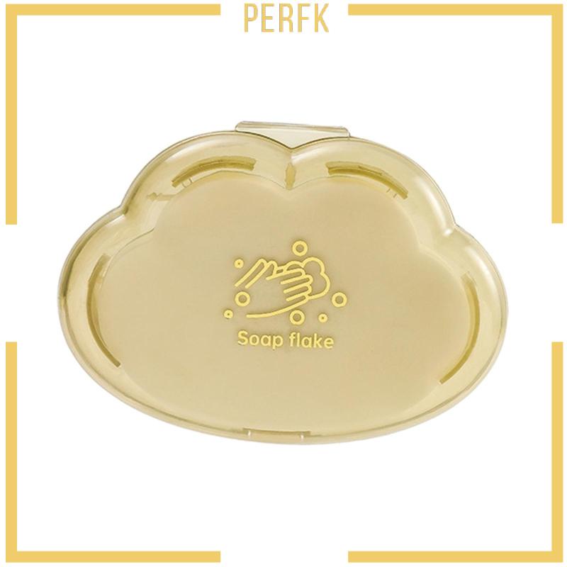 Bộ 50 Miếng Xà Phòng Giấy Hình Đám Mây Tan Trong 1 Dùng Một Lần