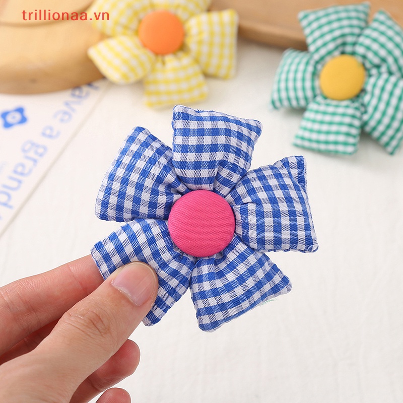 Bộ 2 Miếng Dán Trang Trí Quần Áo Hình Hoa Xinh Xắn