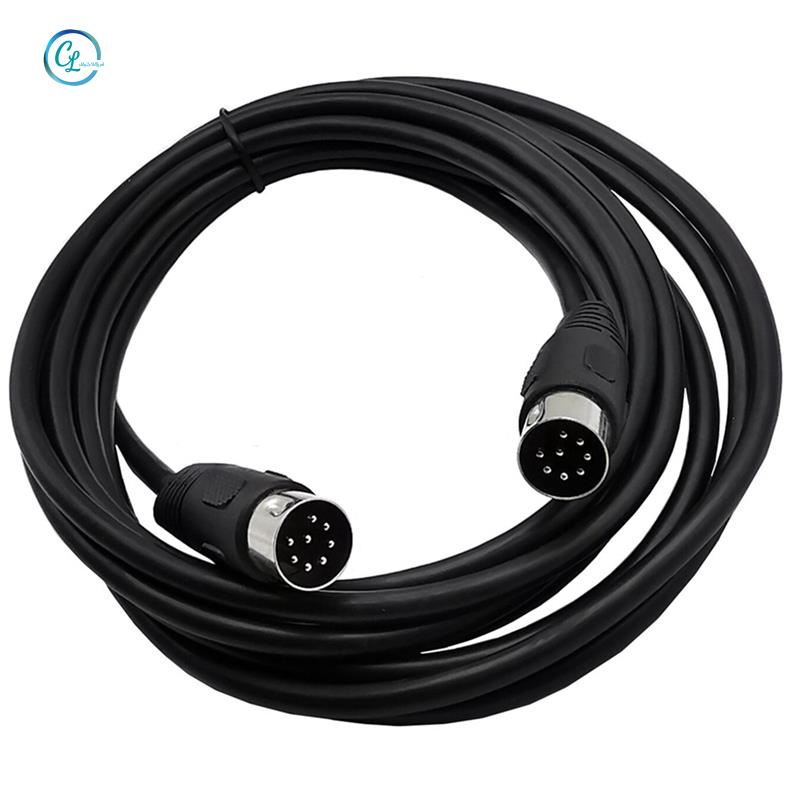 Cáp ChuyểN ĐổI Âm Thanh 8 Pin Din Sang ĐầU CắM 5M Cho MáY TíNh / Tv / GiáM Sá