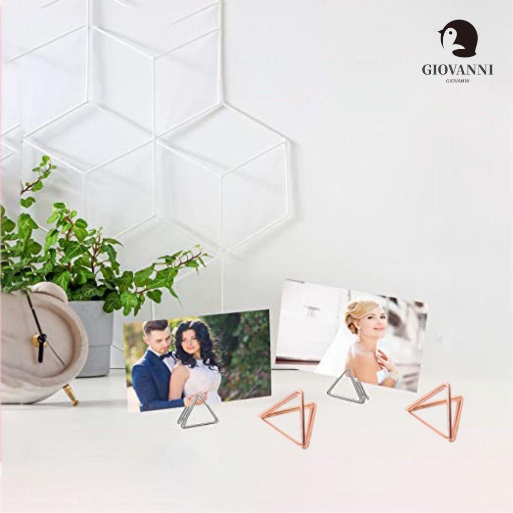 Giá Đỡ Bảng Tên Hình Tam Giác Bằng Kim Loại Nhỏ Gọn Sáng Tạo Cho Tiệc Cưới / Sinh Nhật