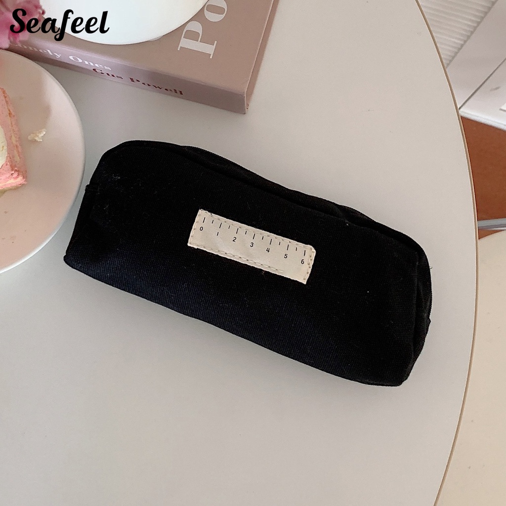 Túi Đựng Bút Hoạt Hình Sức Chứa Lớn Có Khóa Kéo Cho Học Sinh