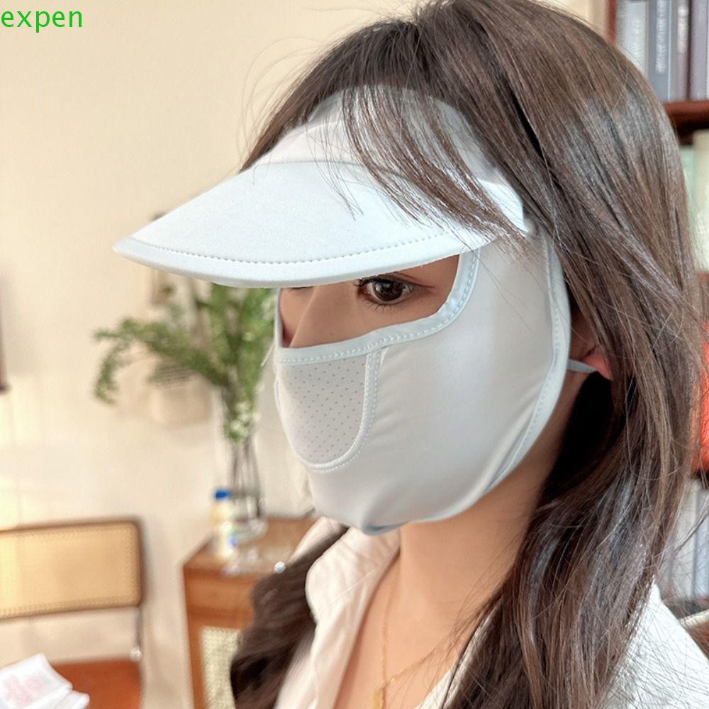 Khẩu Trang Lụa Lạnh Co Giãn Chống Nắng Bảo Vệ Mắt Khi Lái Xe / Chơi Thể Thao Ngoài Trời Cho Nữ