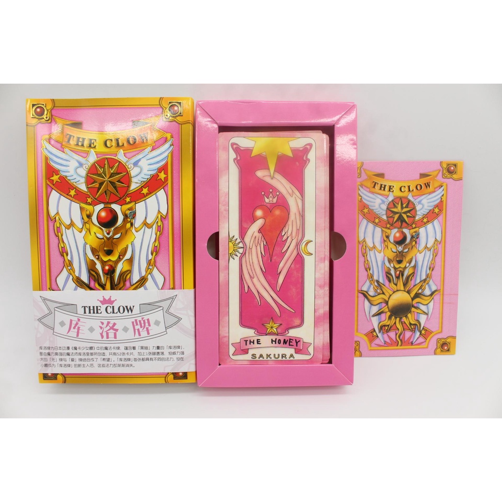 🥝ins Bộ Thẻ Bài Tarot Sakura Ma Thuật Phong Cách Nhật Bản