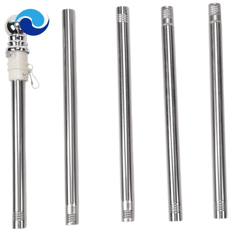 Cột Cờ Bằng Thép Không Gỉ Phù Hợp Cho Sân Vườn (Chỉ Cần Bạc)