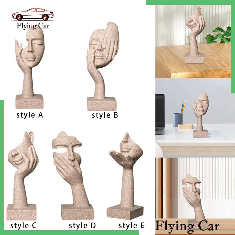 Mô Hình Tượng Nghệ Thuật Trừu Tượng Bằng Nhựa Resin Phong Cách Châu Âu Trang Trí Nội Thất