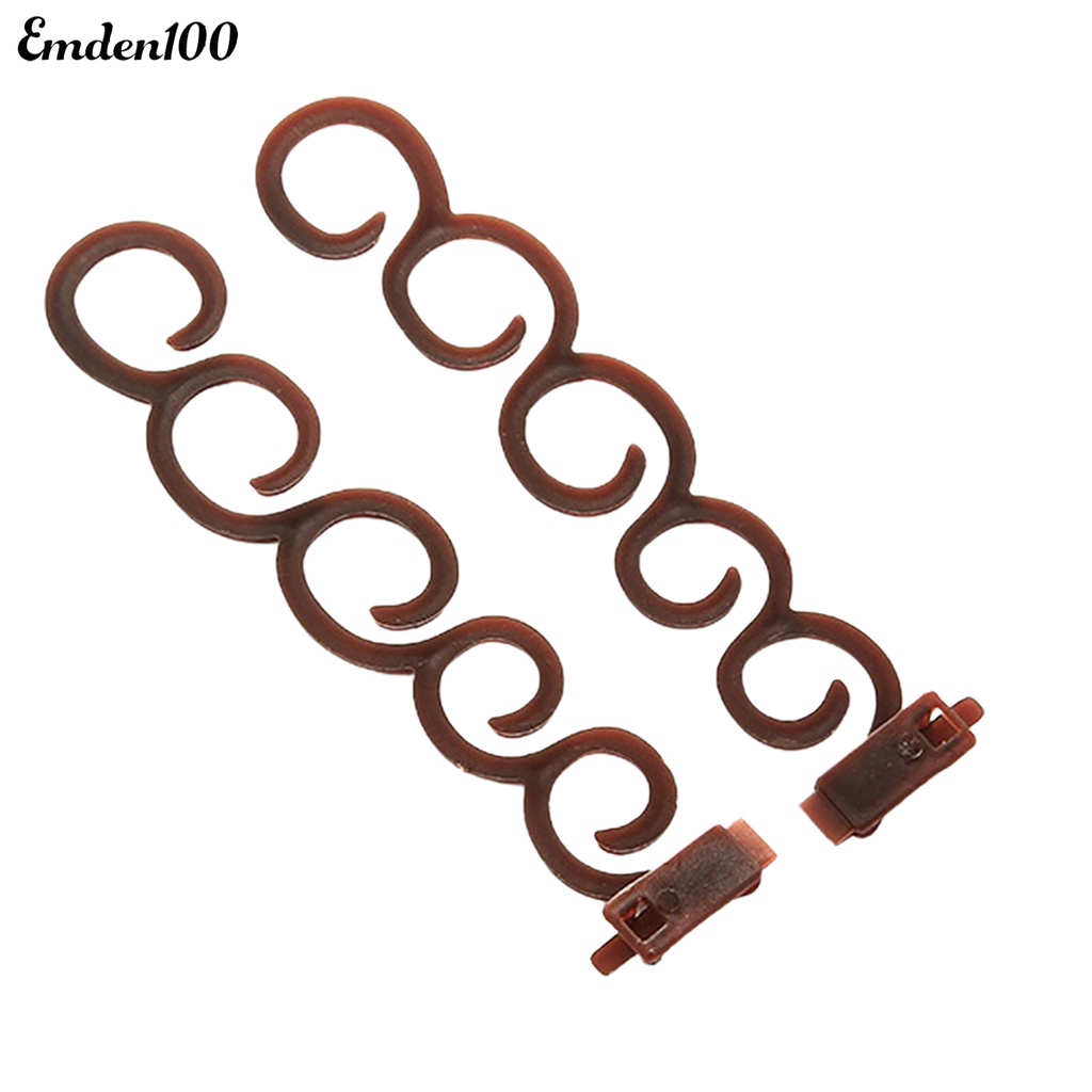 Set 2 Kẹp Xoắn DIY Nhỏ Gọn Có Thể Tái Sử Dụng