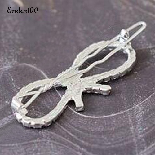 Kẹp Tóc Hình Bướm Đính Đá Thời Trang Cho Nữ