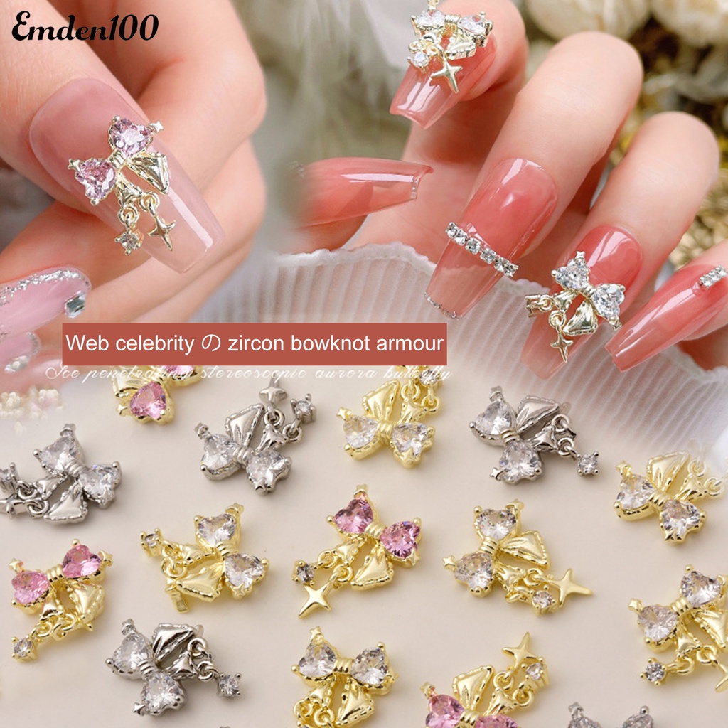 Phụ Kiện Đá Đính Trang Trí Móng Tay 3D Sang Trọng