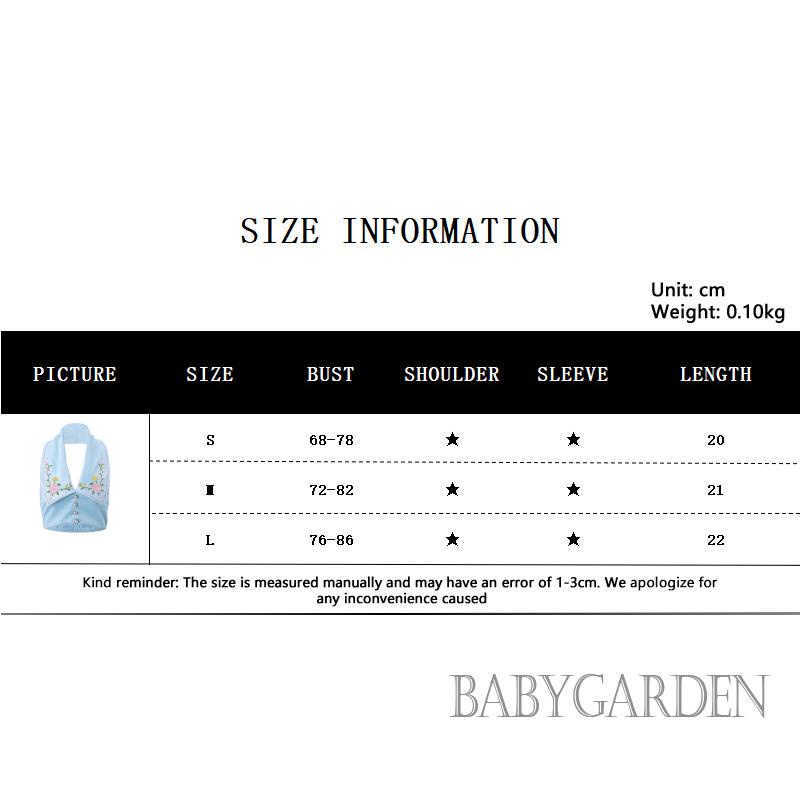 / - Áo Tank Top Hai Dây Thêu Hoa Màu Xanh Dương Thời Trang Mùa Hè Cho Nữ