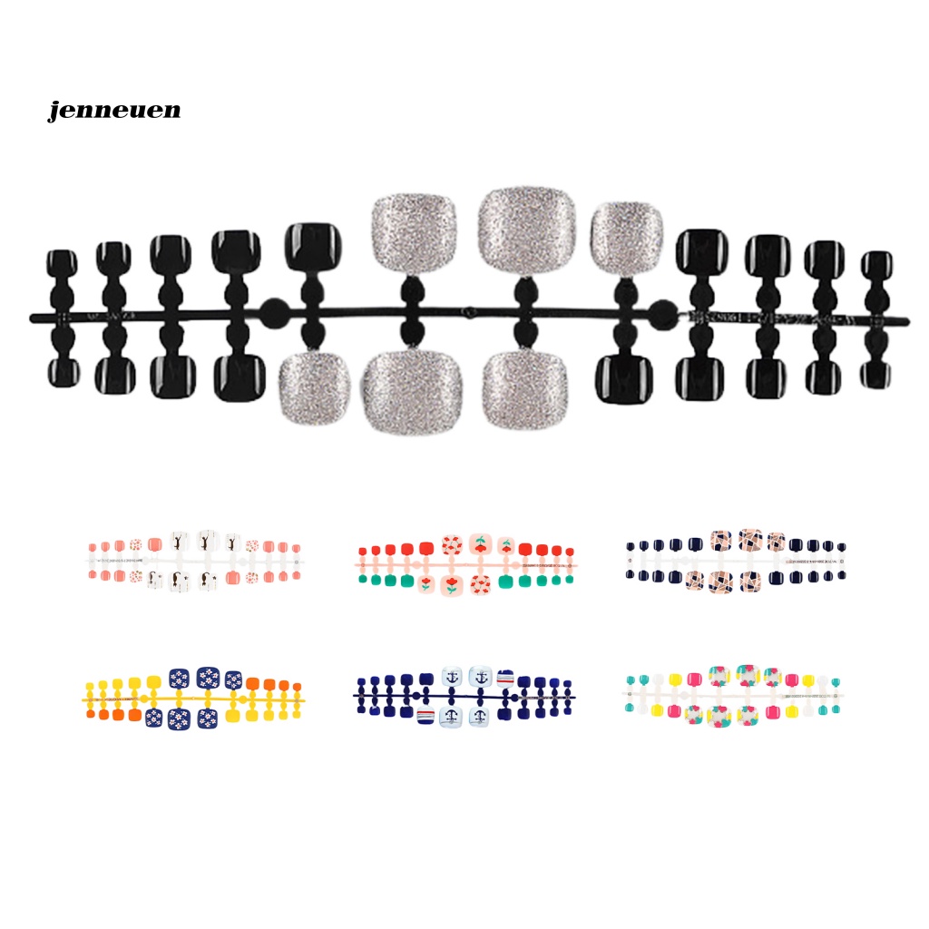 1 Hộp Móng Tay Giả Nhẹ Che Phủ Toàn Diện