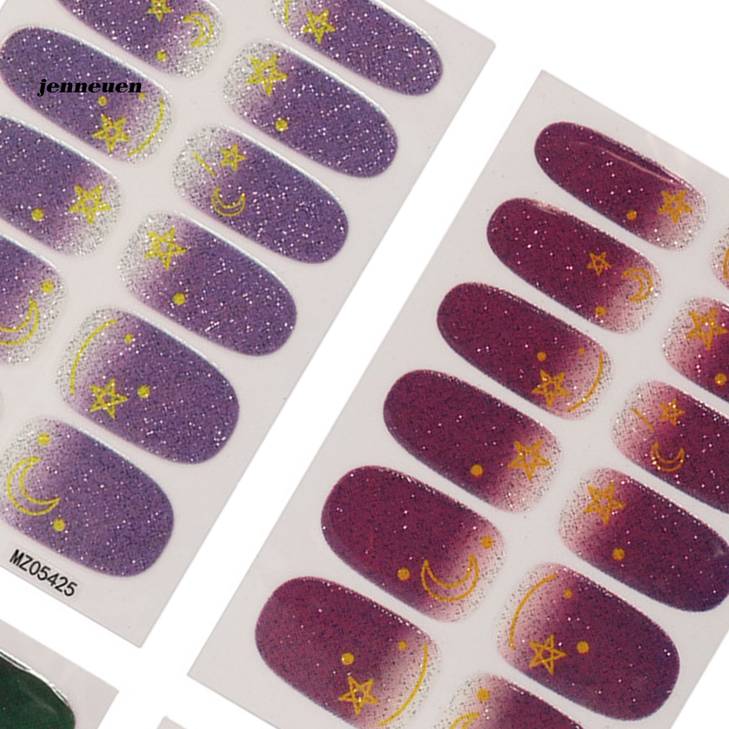 Set 4 Cuộn Giấy Dán Trang Trí Móng Tay Màu Trơn Dành Cho Nữ