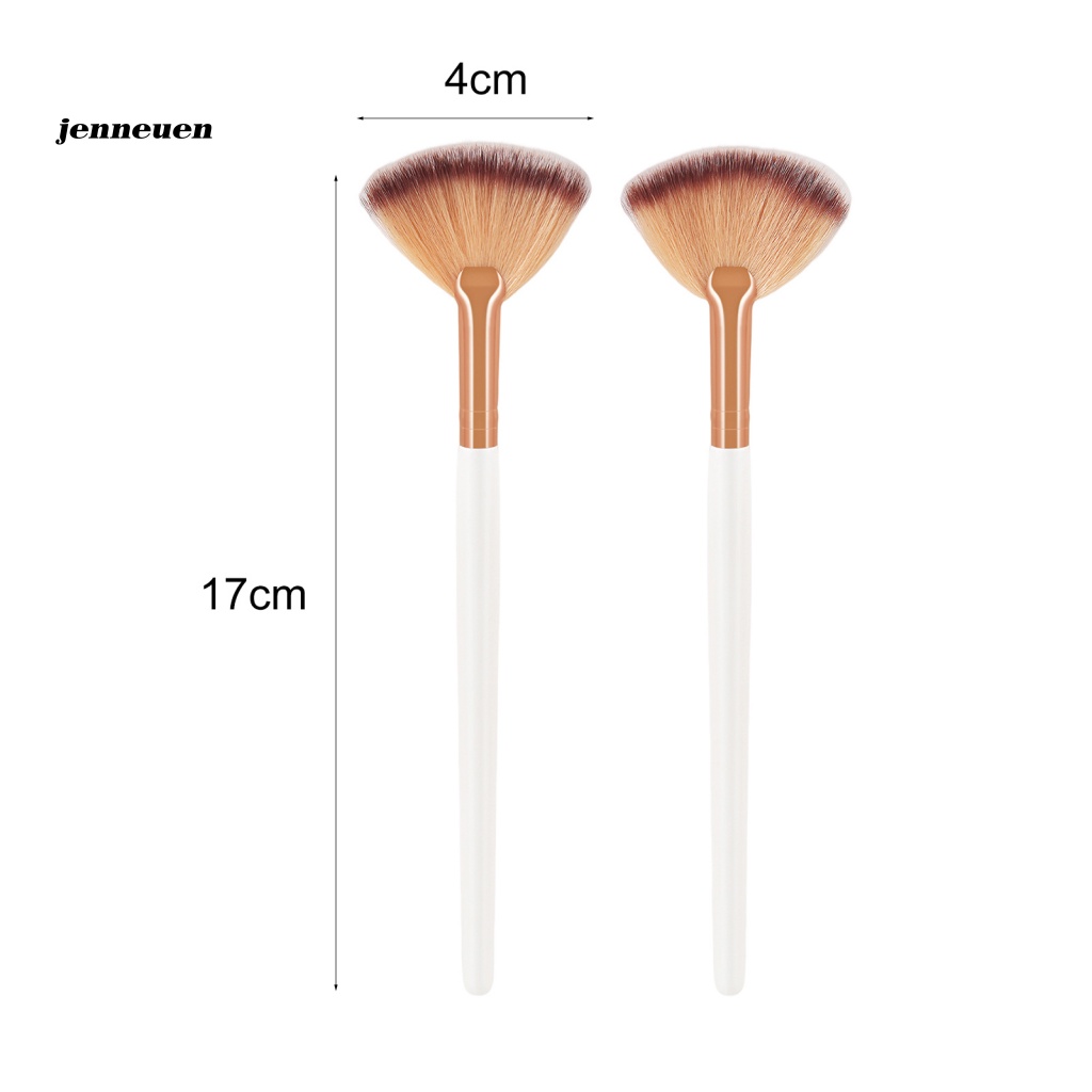 Set 2 Cọ Trang Điểm Hình Quạt Cho Người Mới Bắt Đầu