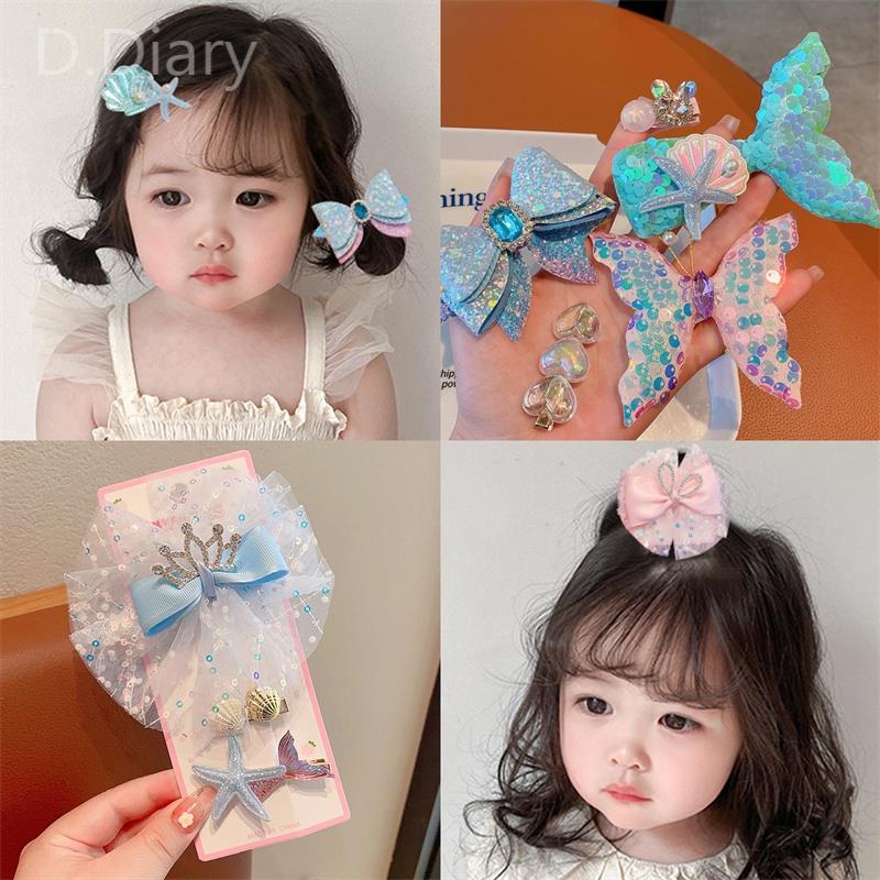 Set 3 Kẹp Tóc Nơ Dễ Thương Cho Bé Gái