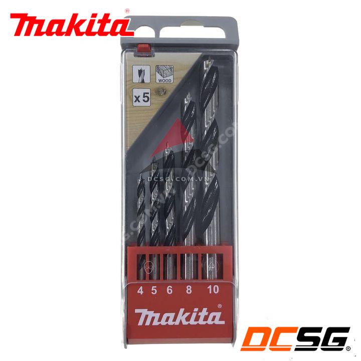 Bộ mũi khoan gỗ Makita D-57211 (5 chi tiết/bộ) | DCSG