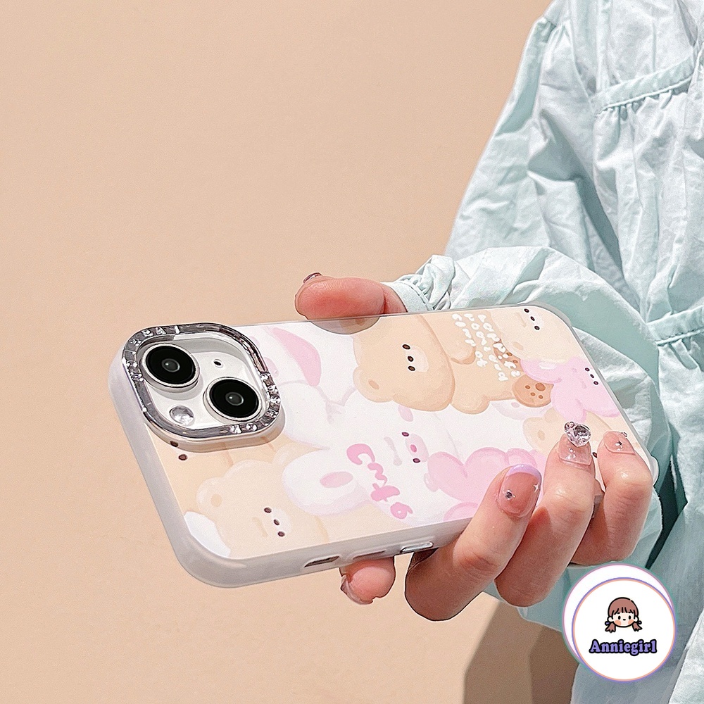 Ốp Điện Thoại Hình Thỏ Nhiều Màu Dễ Thương Cho iPhone 14 Pro 13 12 / 12pro 11 Pro Max XR XS 7 8Plus