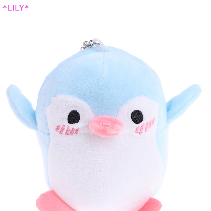 Lily đáng yêu 12cm chim cánh cụt nhồi bông đồ chơi sang trọng bé Kid của món quà Móc chìa khóa đồ chơi sang trọng búp bê uuu