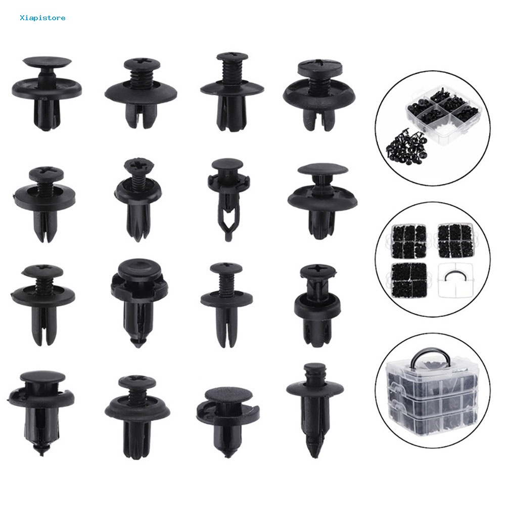 Set 620 Đinh Tán Nhựa Phụ Tùng Cho Xe Ô Tô