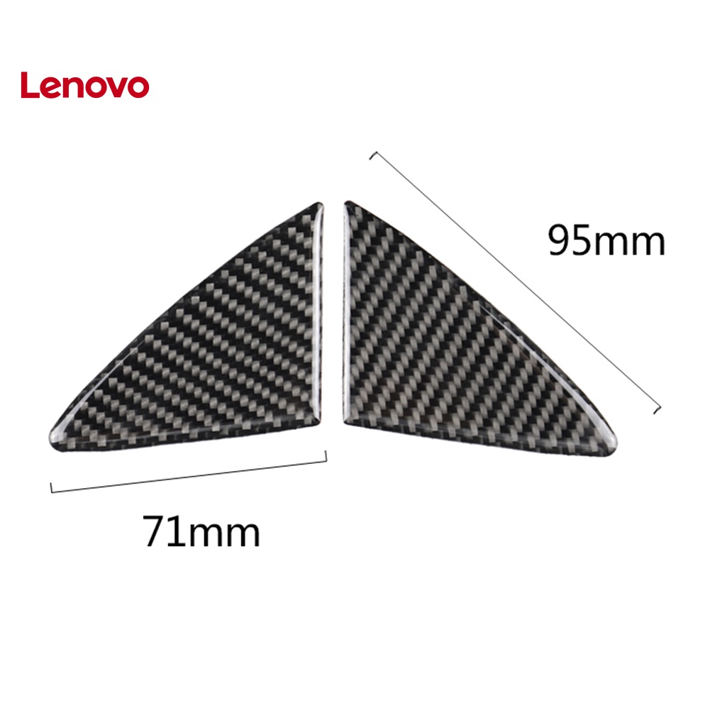 Bộ 2 Miếng Dán Trang Trí Cản Trước Xe Hơi Mazda 3 Axela Bằng Sợi Carbon Hình Hoa Hướng Dương