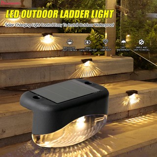 1 đèn led cầu thang năng lượng mặt trời đèn tường cầu thang ngoài trời đèn bậc thang đèn hàng rào blackpink11