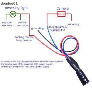 Rơ le bộ lọc nguồn 12v dc cho camera chiếu hậu xe hơi doudou01