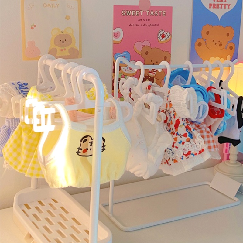 Búp Bê Vải Mini Họa Tiết Hoạt Hình Dễ Thương Dùng Làm Quà Tặng Sinh Nhật