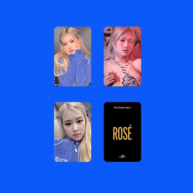 3 Cái / bộ ROSE BP K4 Lomo Cards Solo PHIÊN BẢN ĐẶC BIỆT Photocards Kpop Bưu Thiếp