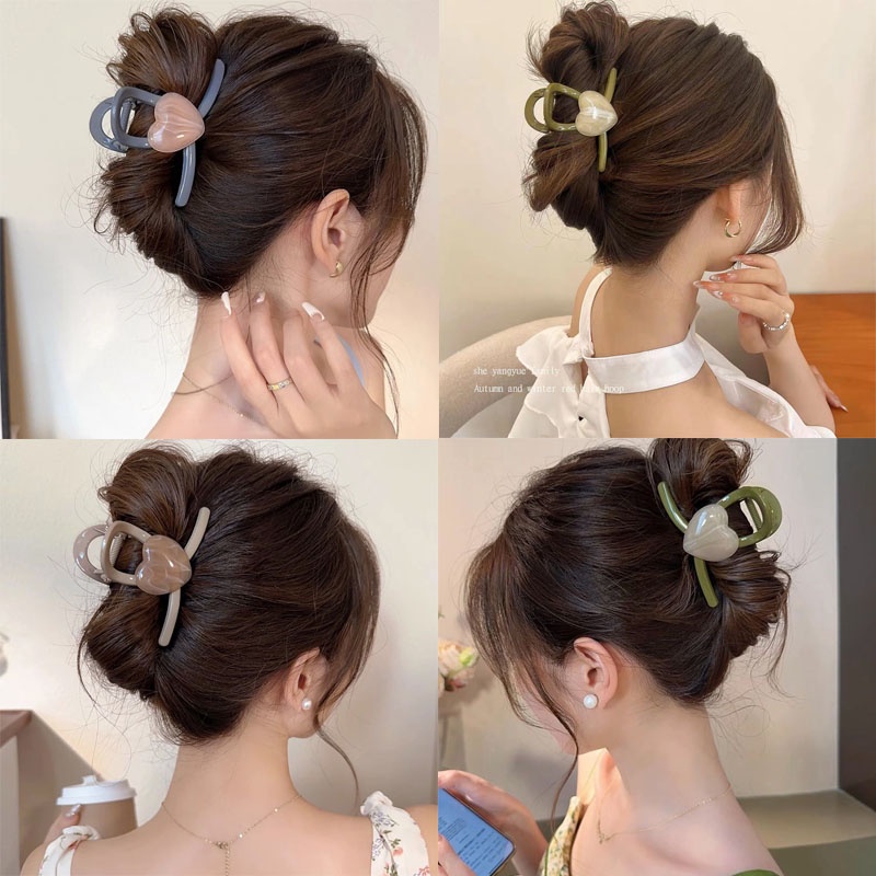 Kẹp Tóc Hình Cá Mập Bằng Nhựa Acrylic Phong Cách Mới 2023