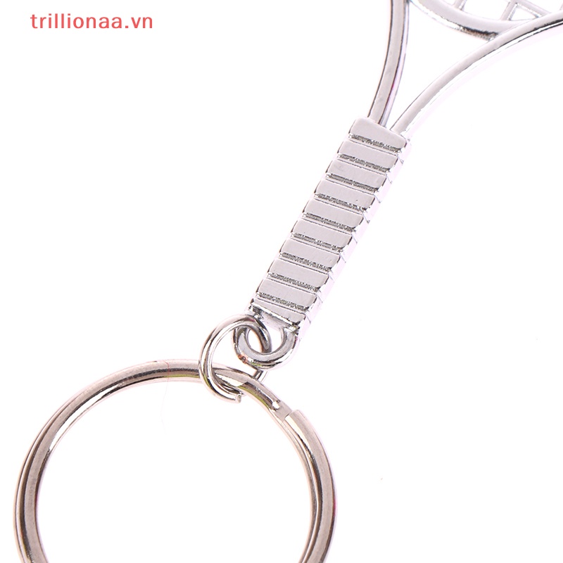 Triiona 1 Móc Khóa Hình Quả Cầu Lông tennis / Cầu Lông Bằng Kim Loại vn