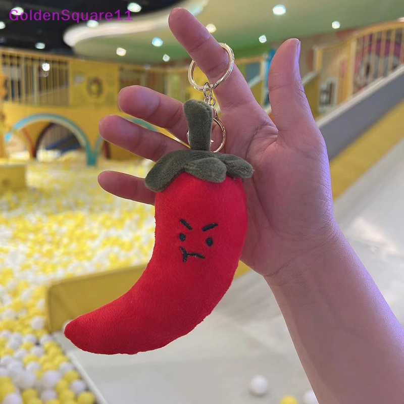 Móc Khóa Hình Hành Tỏi Ớt Nhồi Bông Đáng Yêu