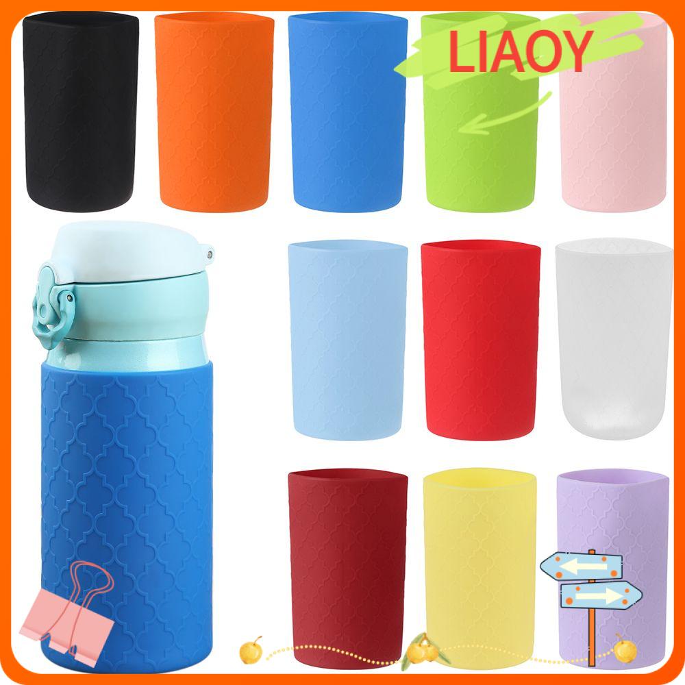 LIAOY Vỏ Bọc Bình Nước Bằng Silicon Chống Trượt Tiện Dụng