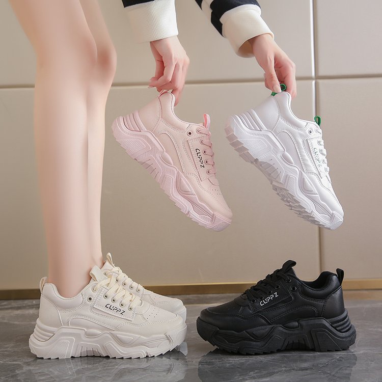 Giày Thể Thao Màu Kẹo Mẫu Mới Năm 2023 Thời Trang Xuân Thu Cho Nữ#039Giày Thể Thao Nữ Màu Trắng Tương Phản Thời Trang