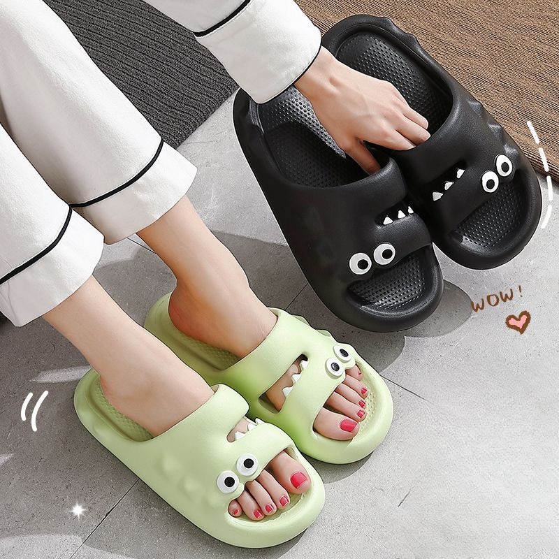 Giày cá sấu kiểu mới thời trang mùa hè, giày đế dày cao cấp, giày cảm lạnh【luyoo37】