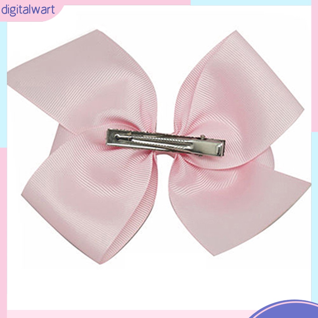 Kẹp Tóc Nơ Ruy Băng Hai Lớp Cỡ Lớn 1 Cái Cho Bé Gái