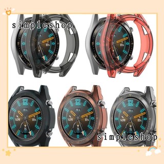46mm Transparent TPU Watch Case Protective Cover For Huawei Watch GT Active / GT 2